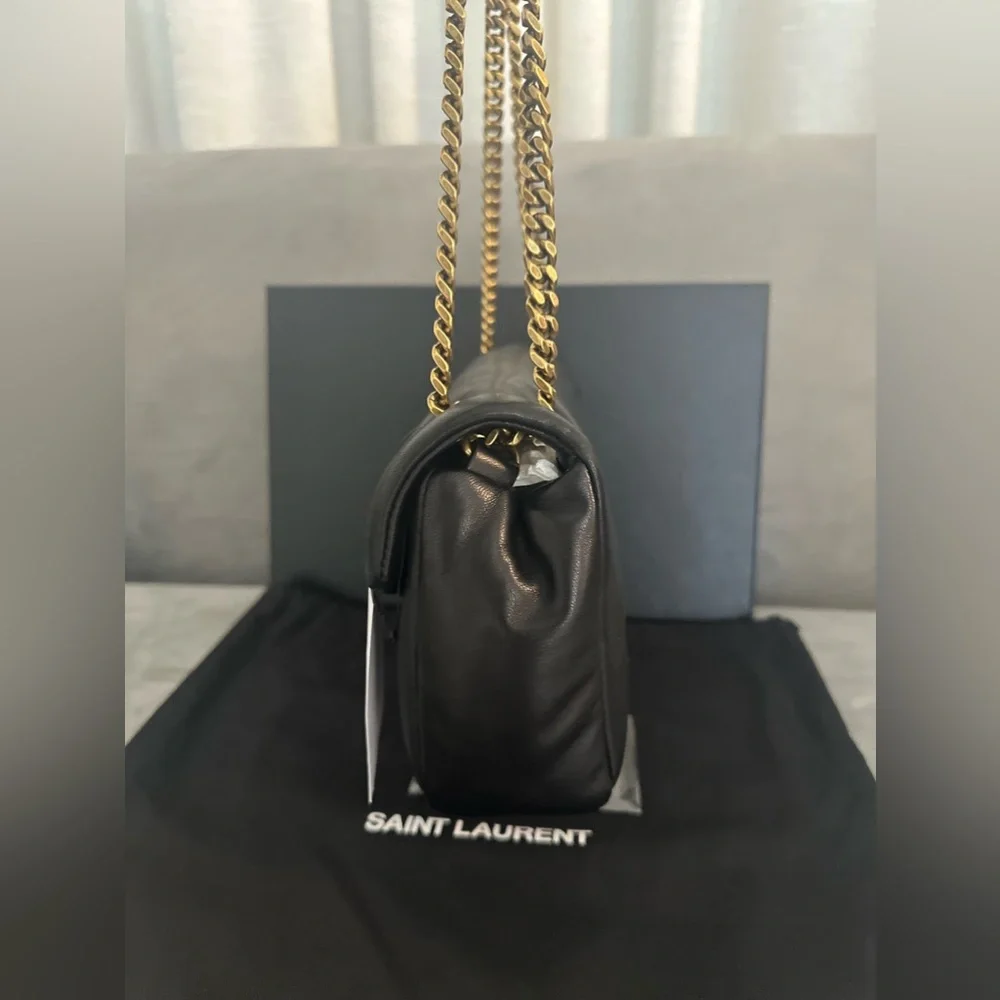 🌟SOLD🌟 NWT YSL Calypso in Plunged Lambskin - Picture 7 of 15
